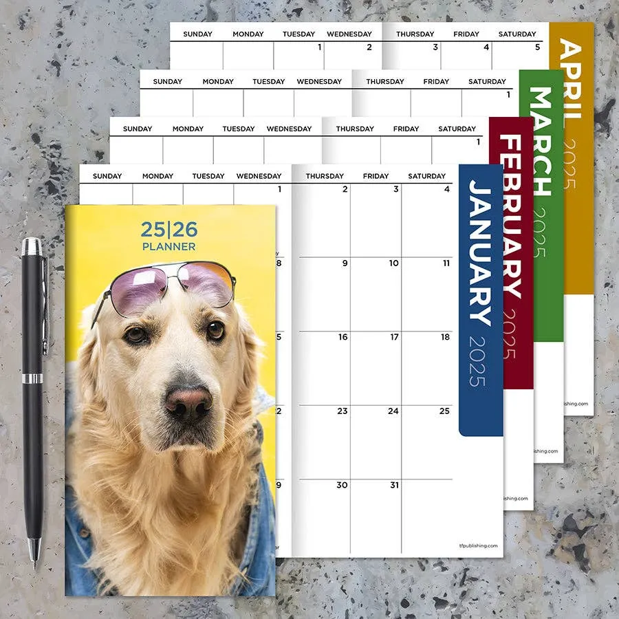 2025-2026 Sup Dog Small Monthly Pocket Planner