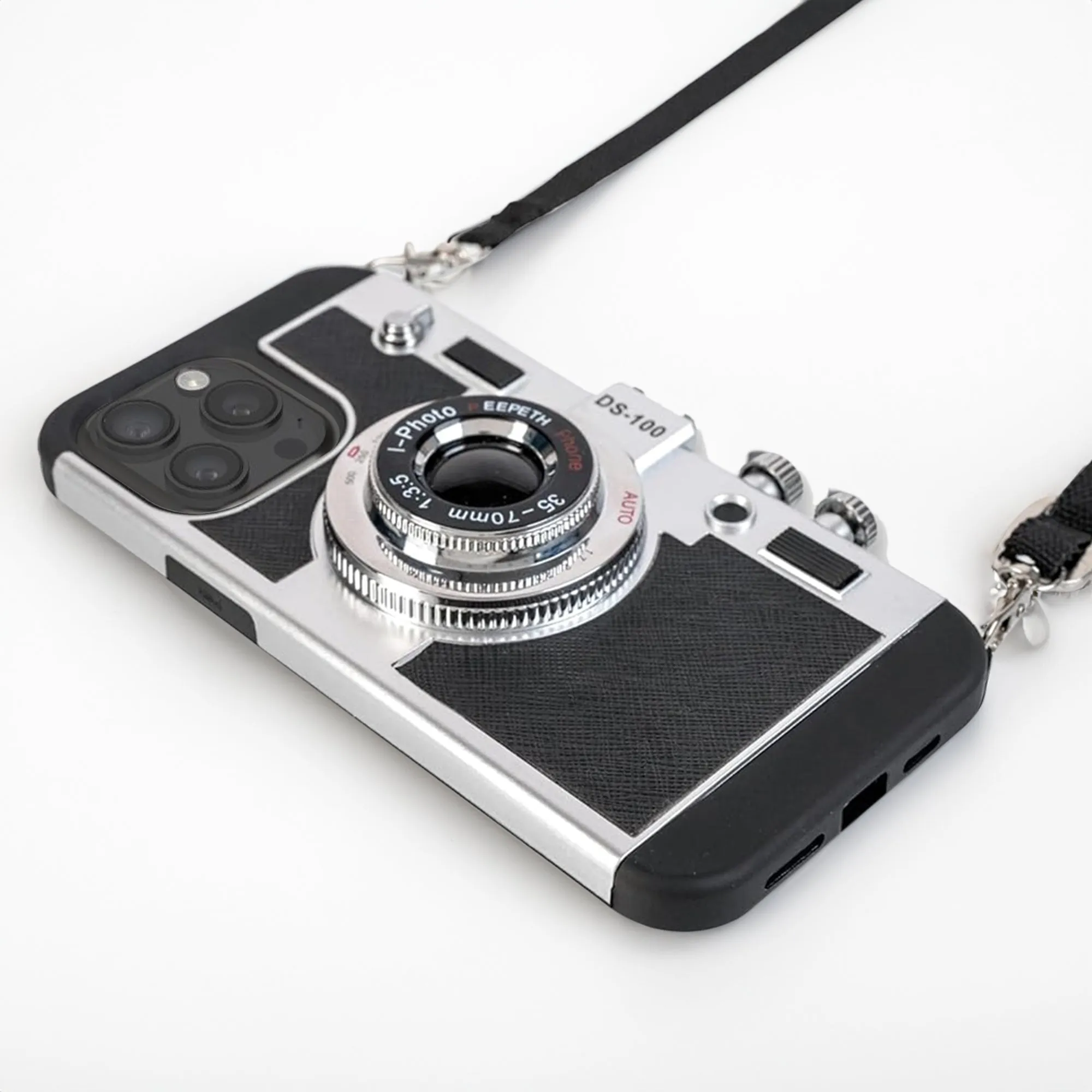 3D Camera lanyard Back Cover For Apple iPhone 14 Pro