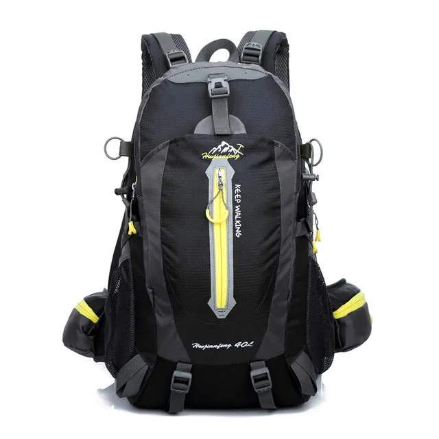 40L Waterproof Tactical Backpack Hiking Bag Cycling Climbing Backpack Laptop Rucksack Travel Outdoor Bags Men Women Sports Bag