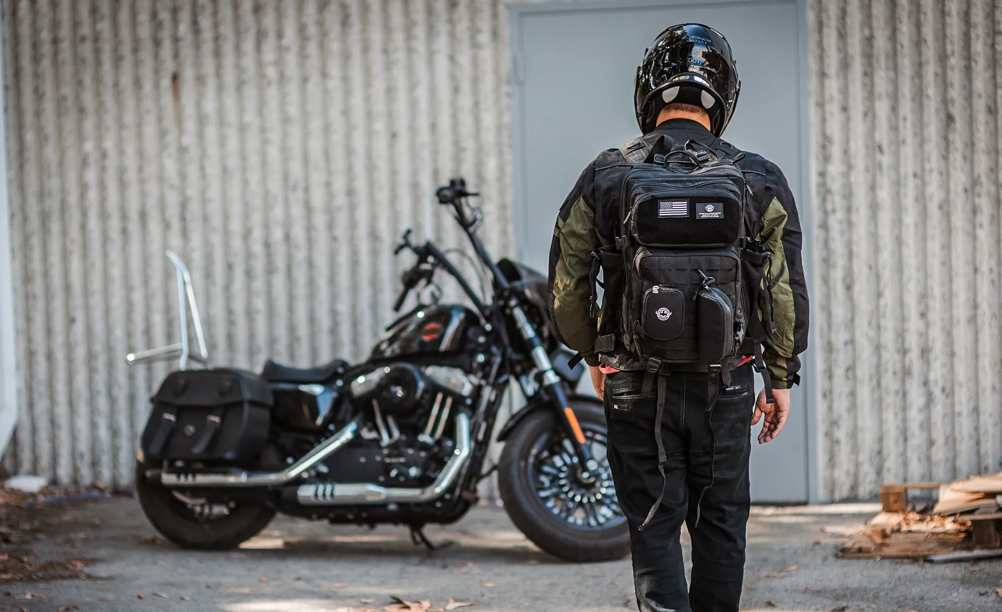 45L - Tactical XL Hyosung Motorcycle Tail Bag