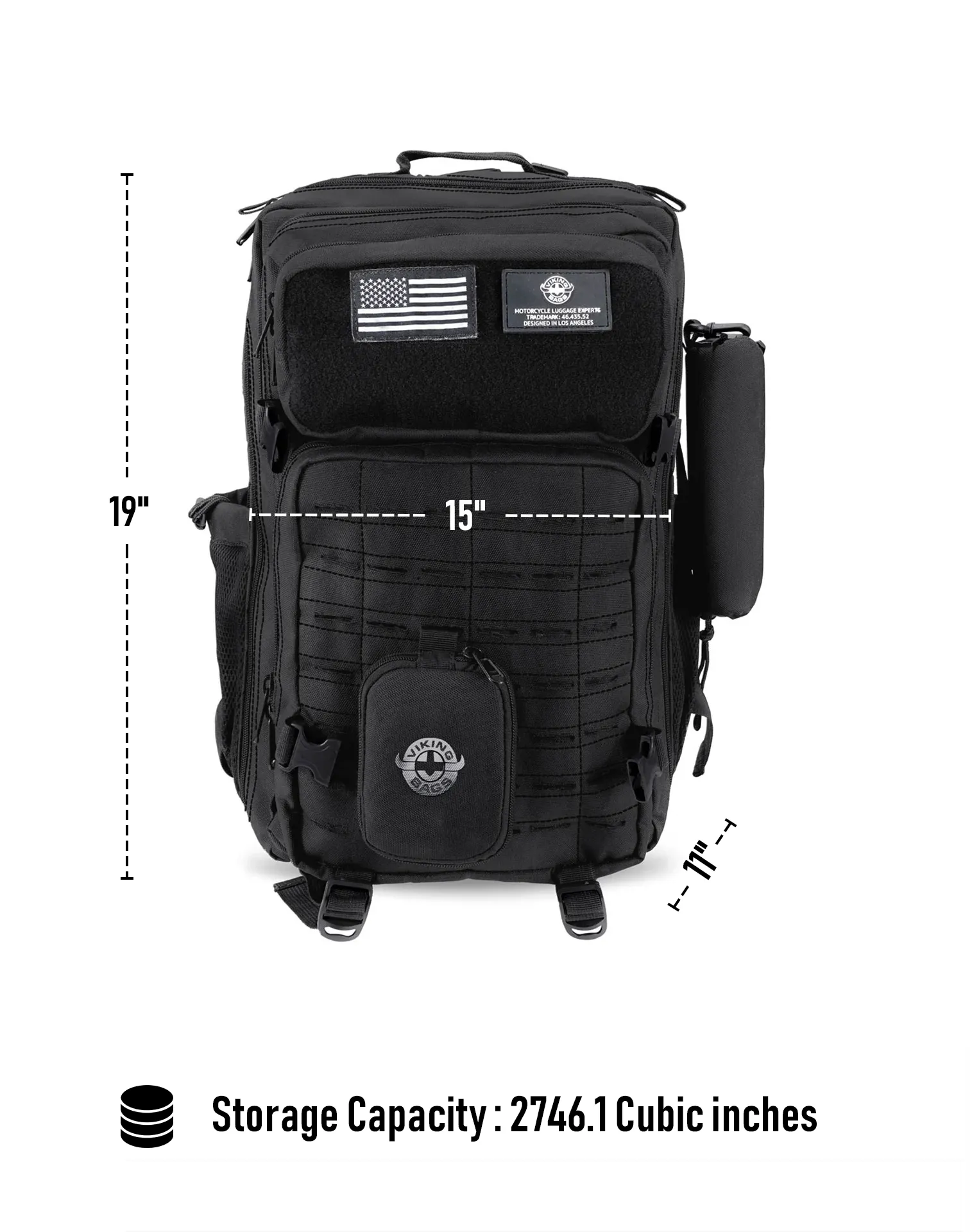 45L - Tactical XL Yamaha Motorcycle Backpack