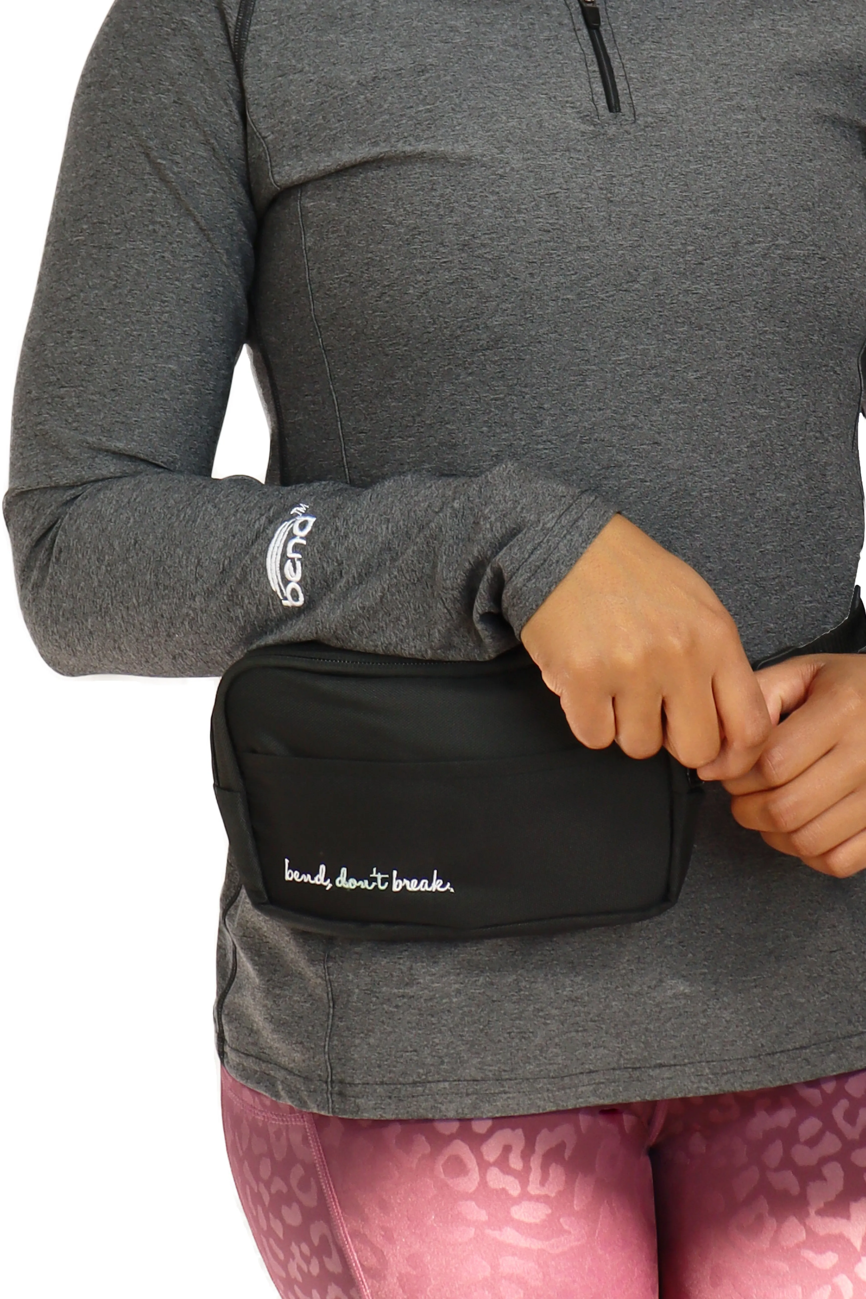 5017 - Bend, Don't Break Fanny Pack/ Black