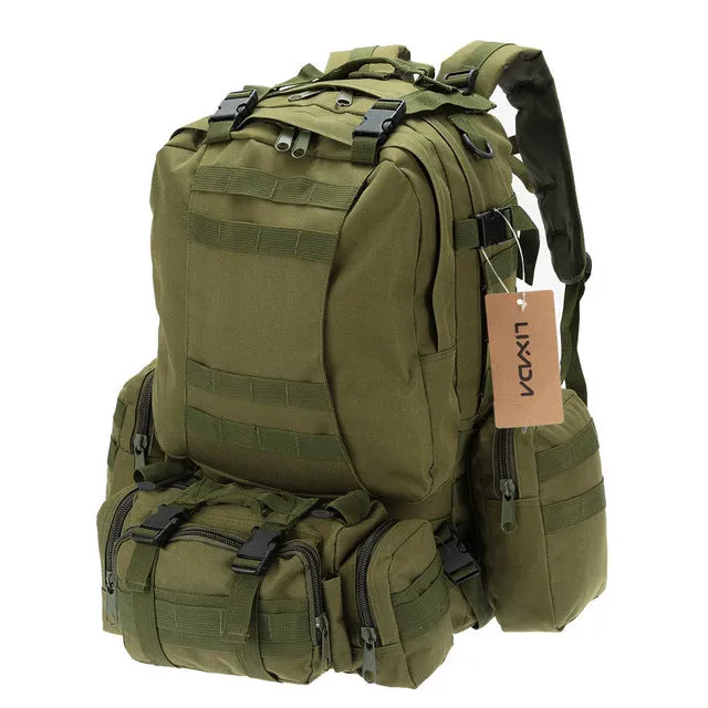 50L Outdoor Military Molle Tactical Bag Rucksack