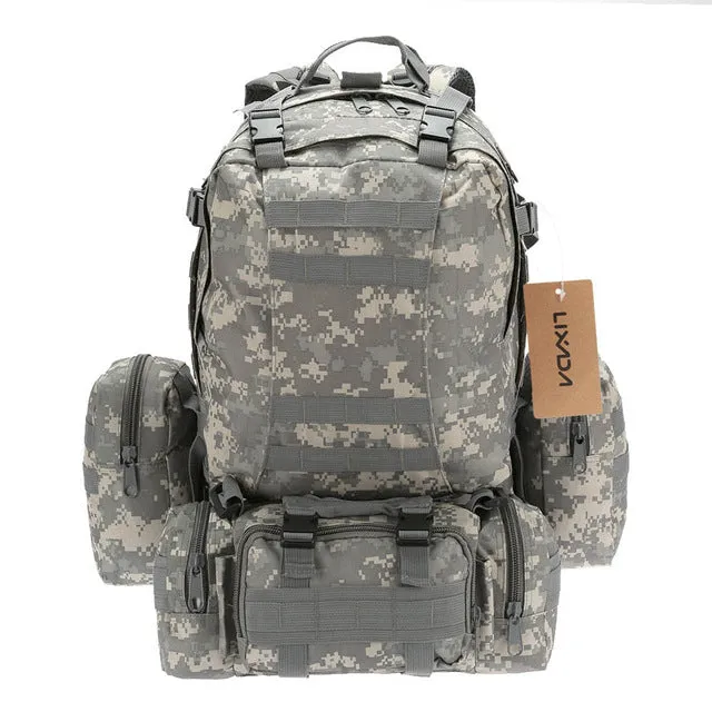 50L Outdoor Military Molle Tactical Bag Rucksack