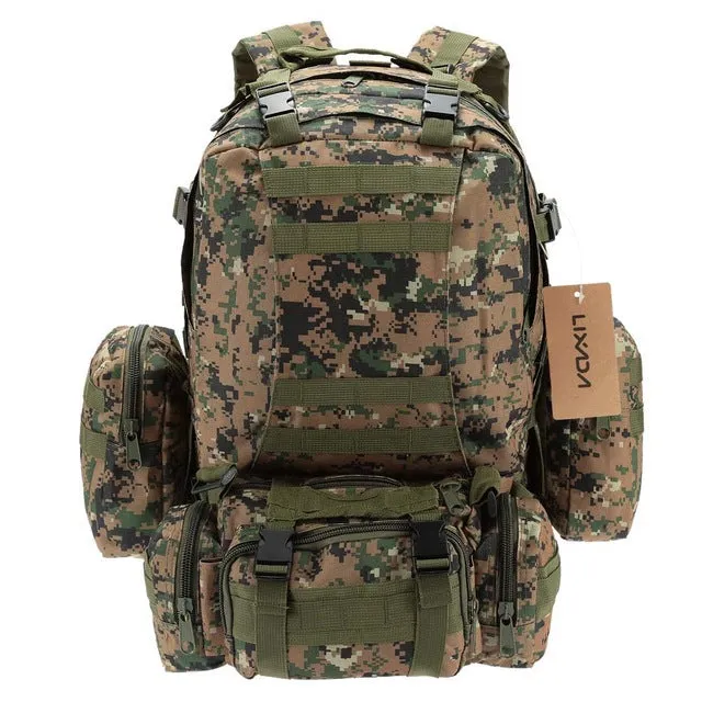 50L Outdoor Military Molle Tactical Bag Rucksack