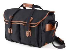 555 Camera Bag - Black Canvas / Tan Leather