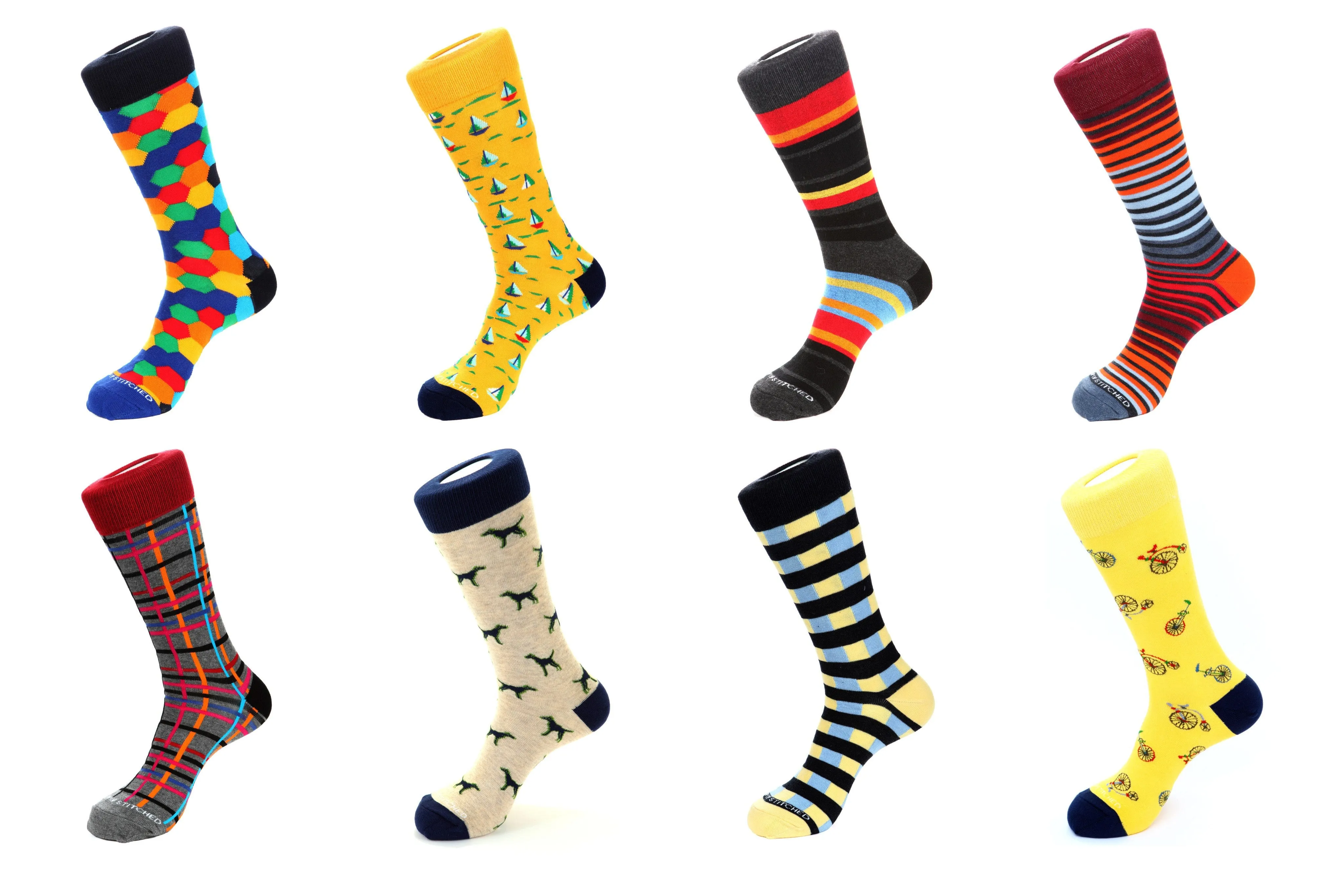 8 Pair Combo Pack Socks