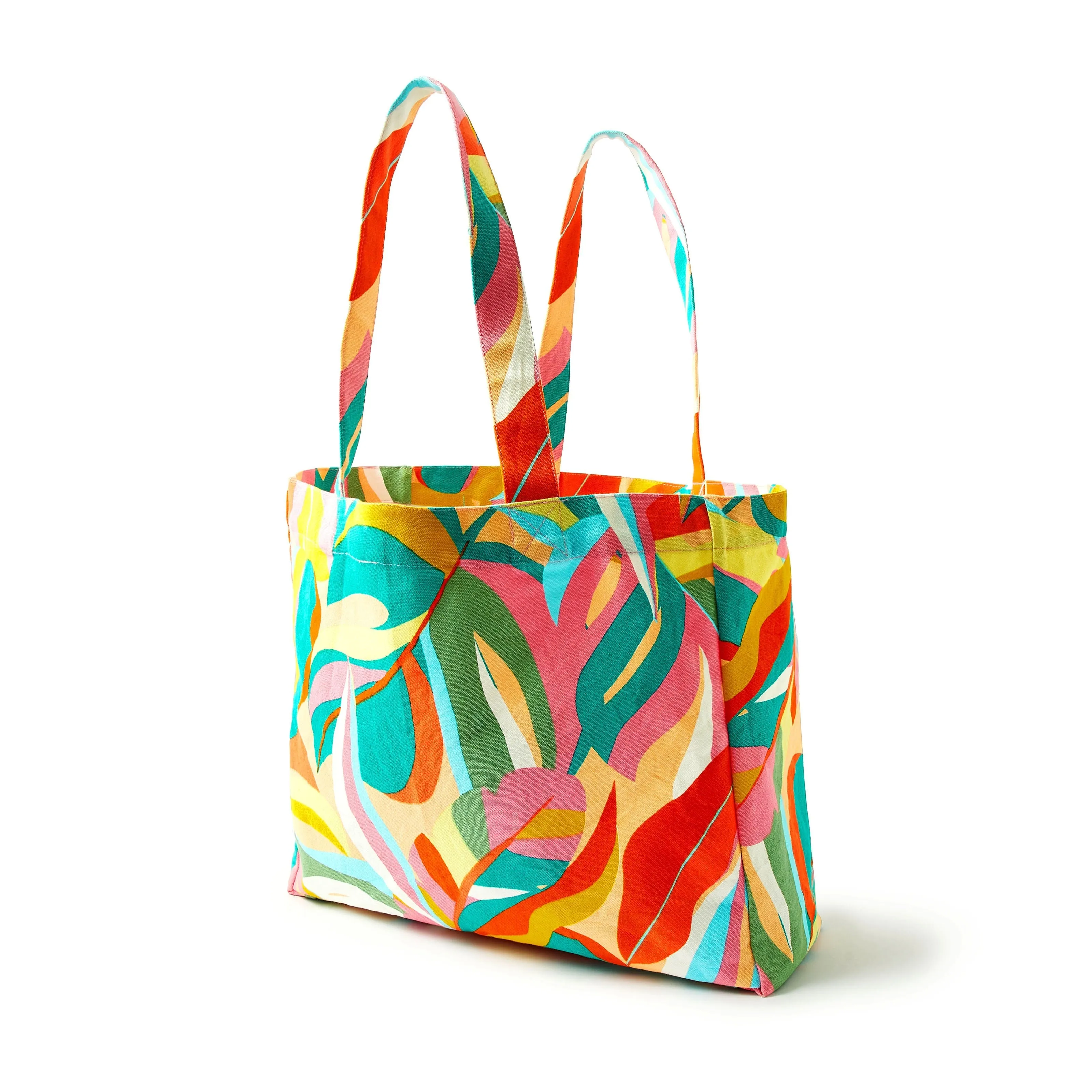 Accessorize London Women's Cotton Multi Jungle shopper Shopper Bag