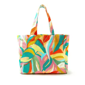 Accessorize London Women's Cotton Multi Jungle shopper Shopper Bag