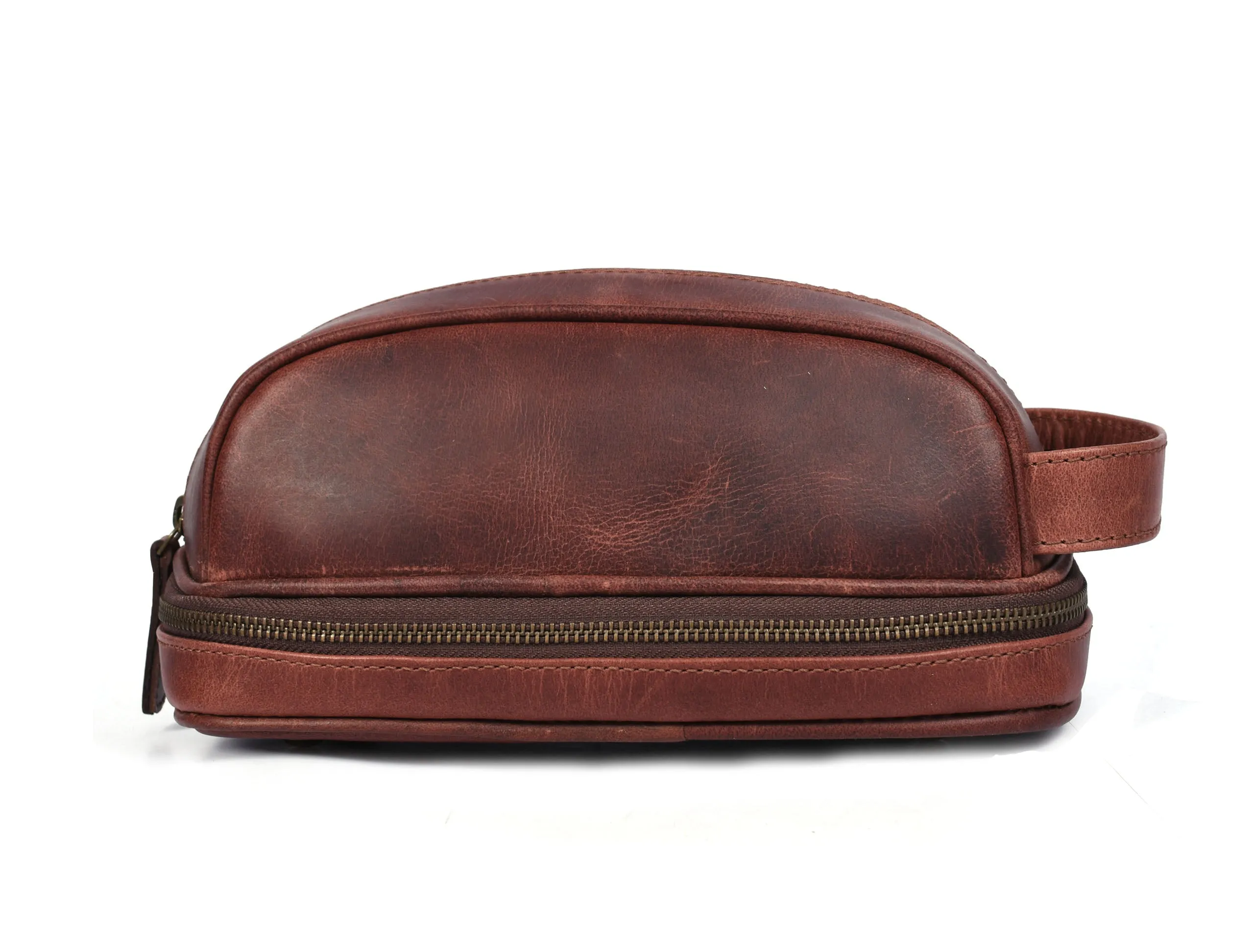 Akron Leather Toiletry Bag