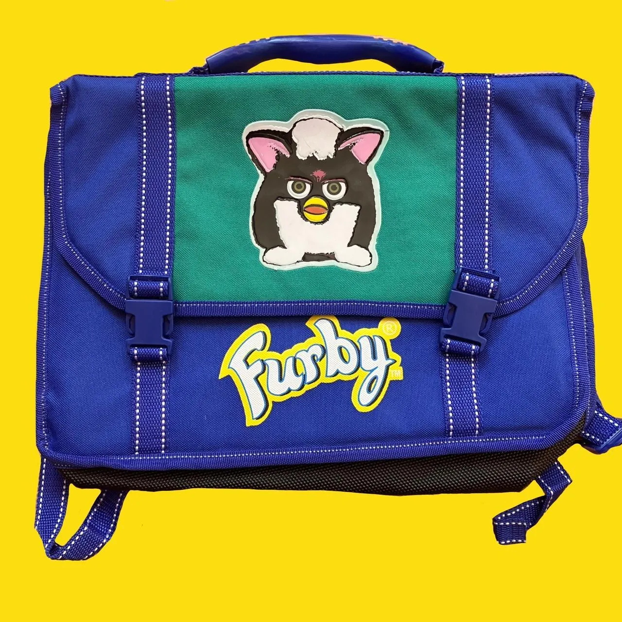 AMAZING vintage furby book bag 90's