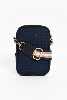 Anella Navy Neoprene Phone Bag