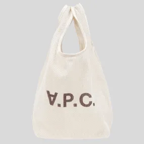 A.P.C. Rebound Shopping Bag White RB-PSAEUH61679AAC