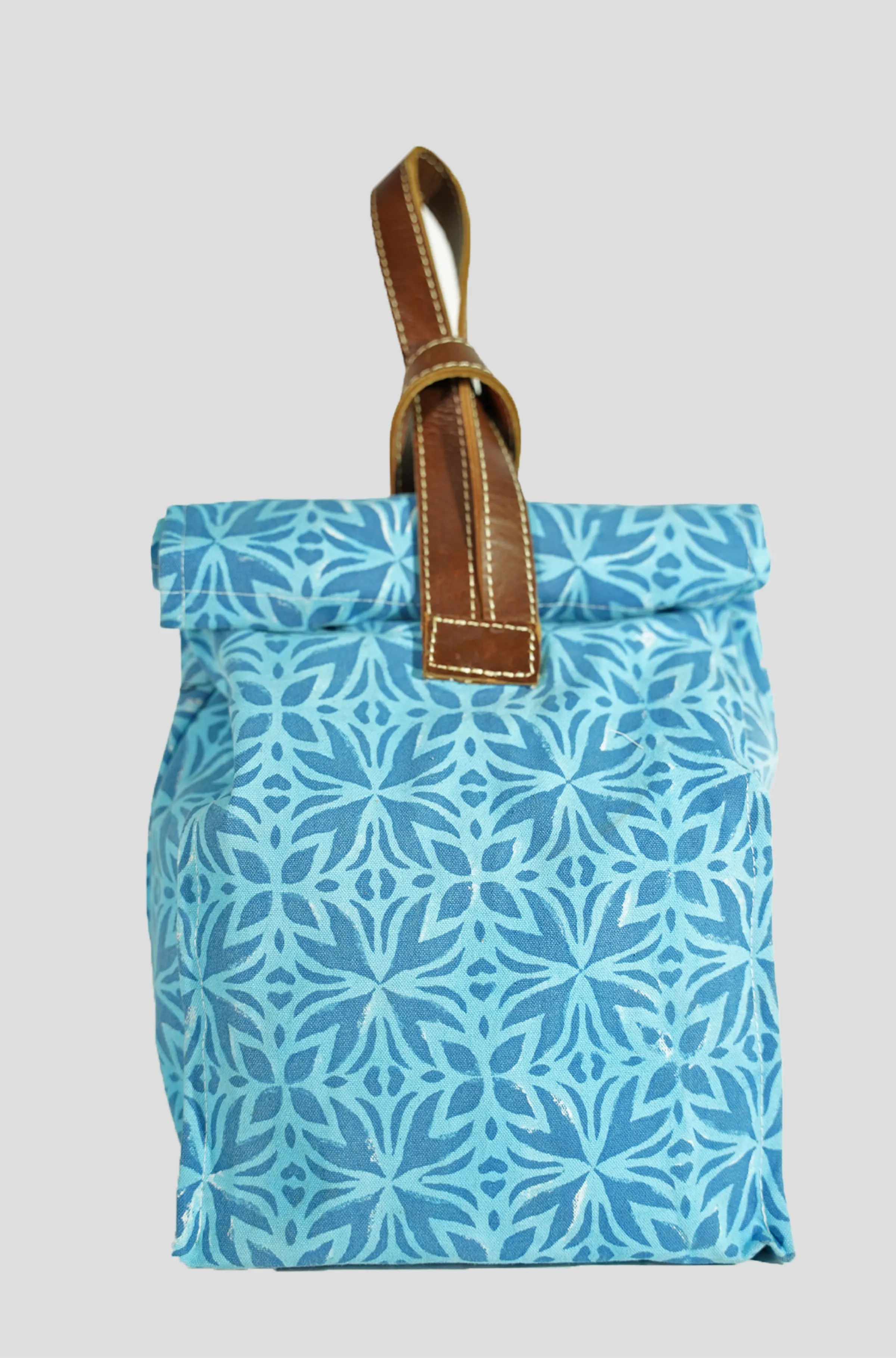 Artisanal Canvas Lunch Bag in Petals