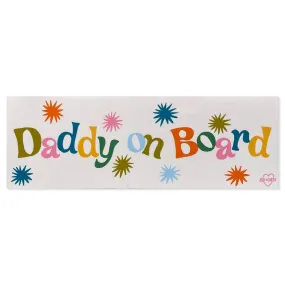 ASH   CHESS DADDY ON BOARD BUMPER STICKER