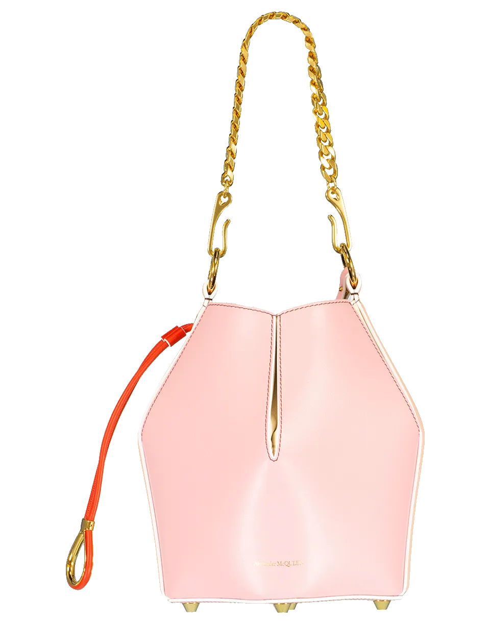 Bi-Color Small Bucket Bag