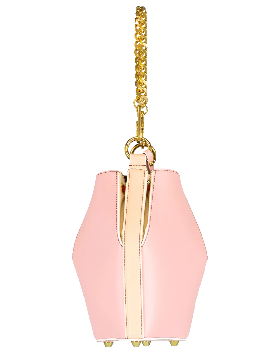 Bi-Color Small Bucket Bag