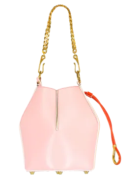 Bi-Color Small Bucket Bag