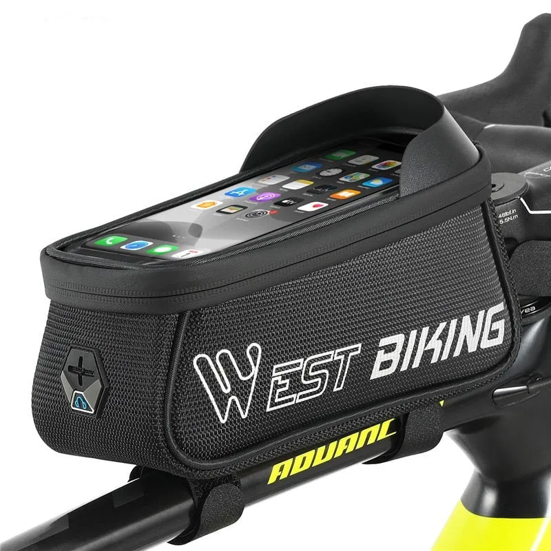 Bicycle Bag Sensitive Touch Screen Bike Phone Bag Front Frame Reflective MTB Road Cycling Accessories Panniers