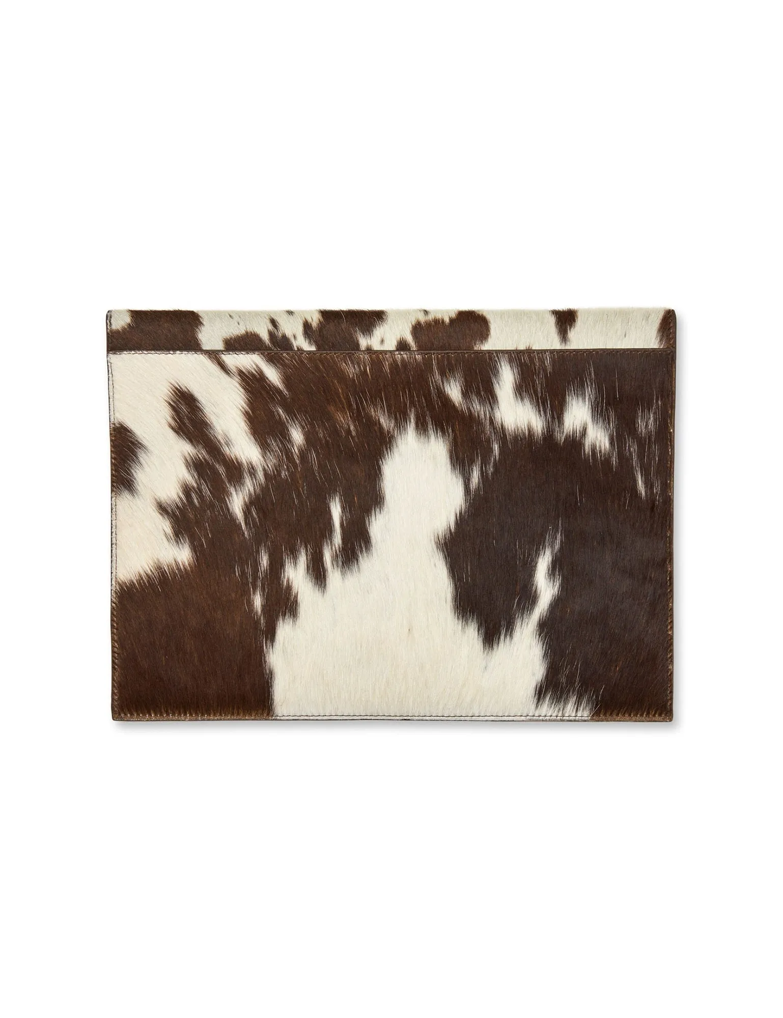 Big Envelope Bag — Brown / White Cow