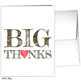 Big, Greeting Card (8053)