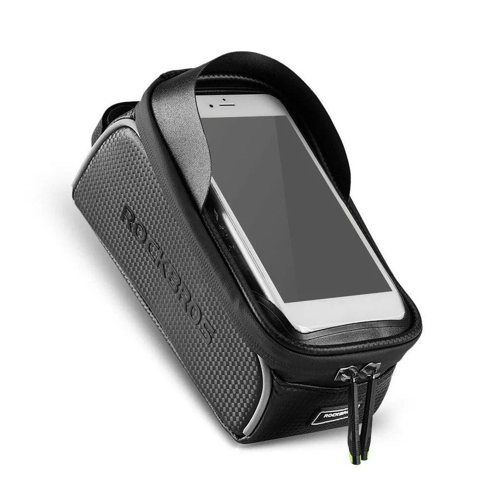 Bike Phone Bag Top Tube Bag Cycling Front Frame Bag Phone Holder Touch Screen Bike Phone Pouch