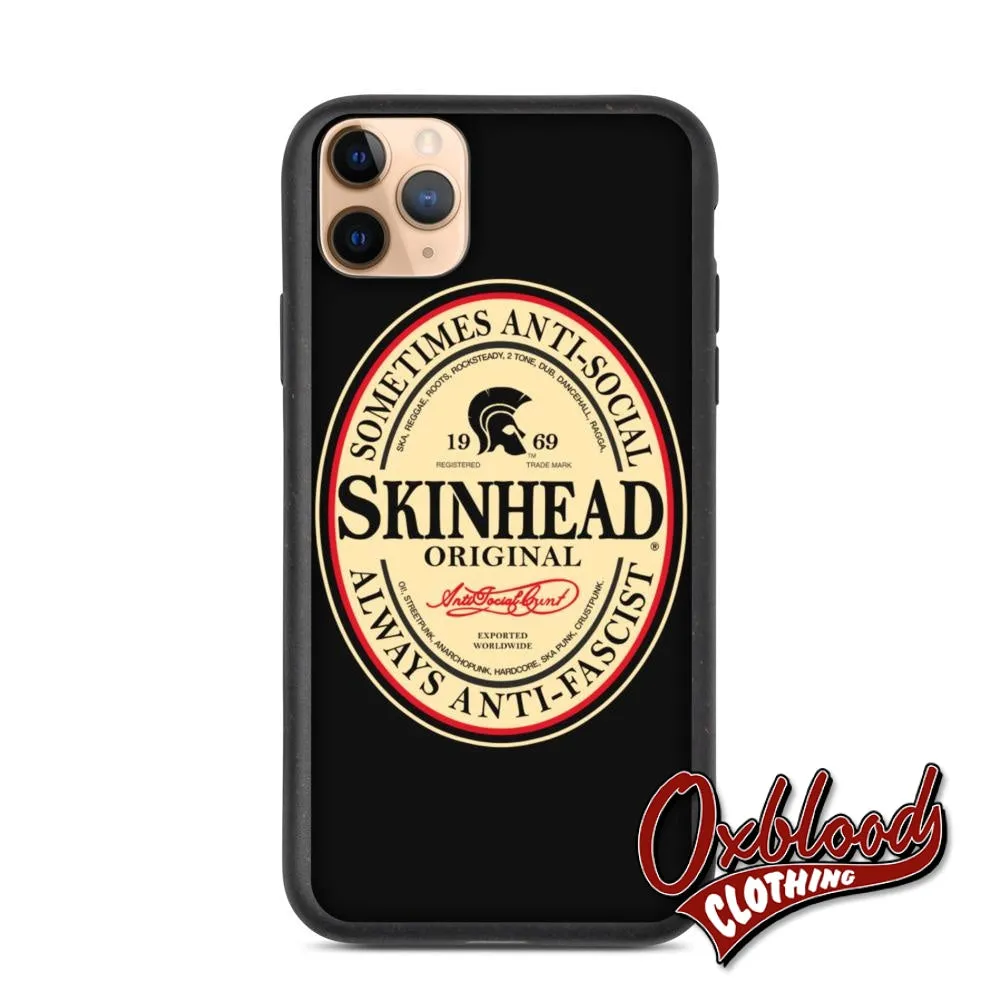 Biodegradable Irish Stout Skinhead phone case