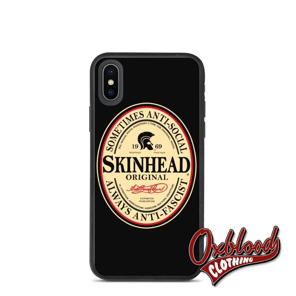 Biodegradable Irish Stout Skinhead phone case