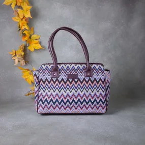 Biz Laptop Totes Multi-Colour Zig Zag Design.