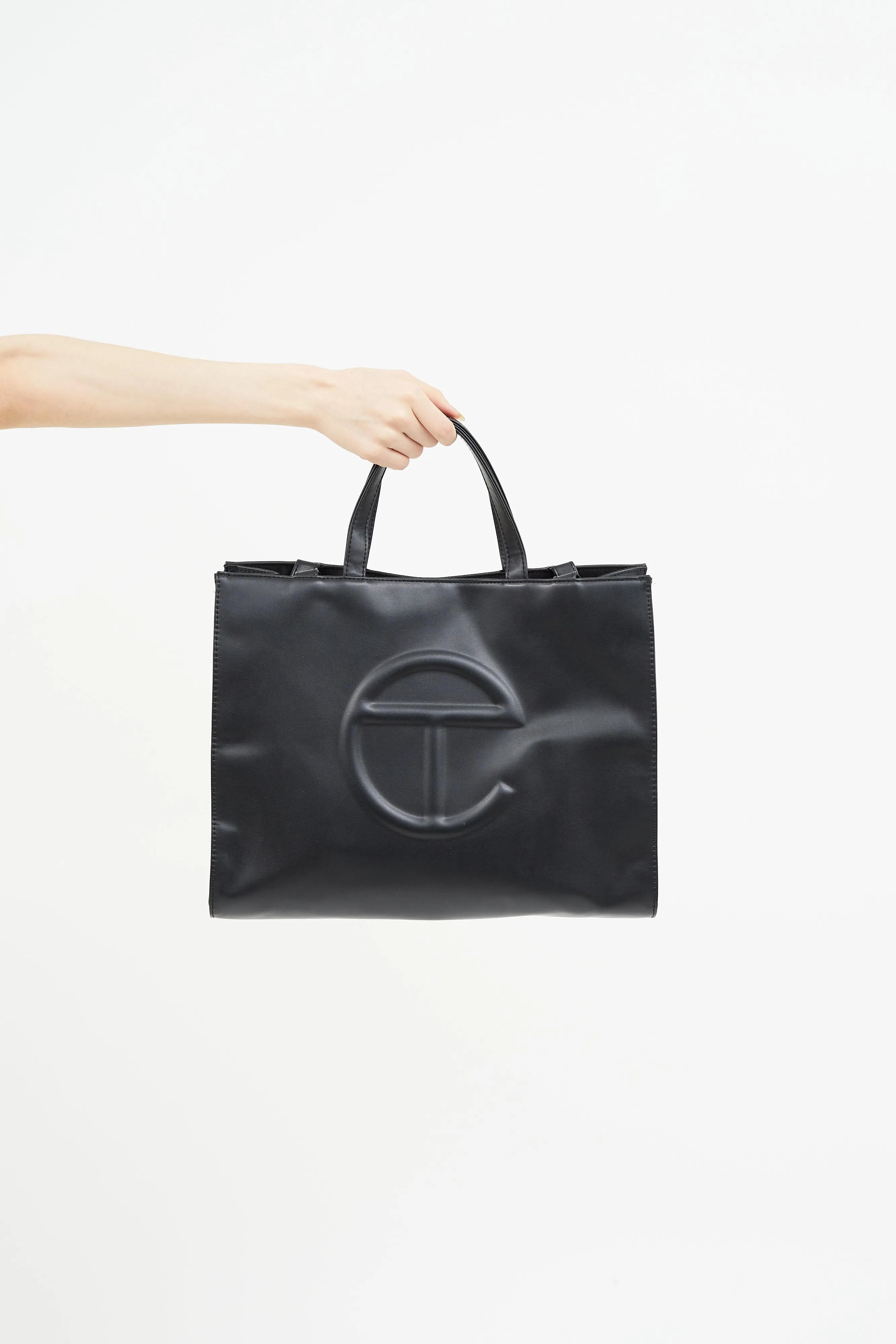 Black Medium Shopping Bag