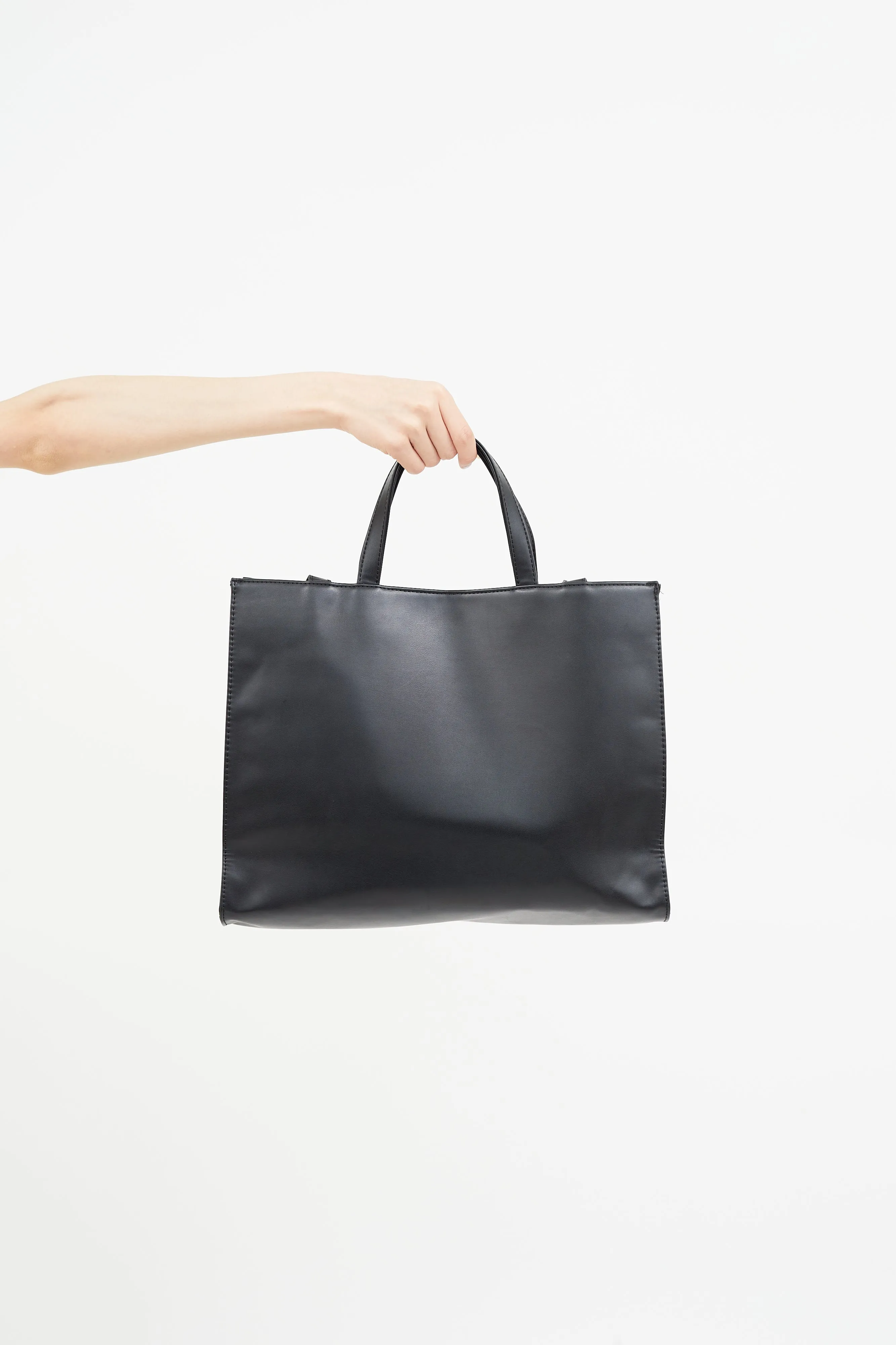 Black Medium Shopping Bag