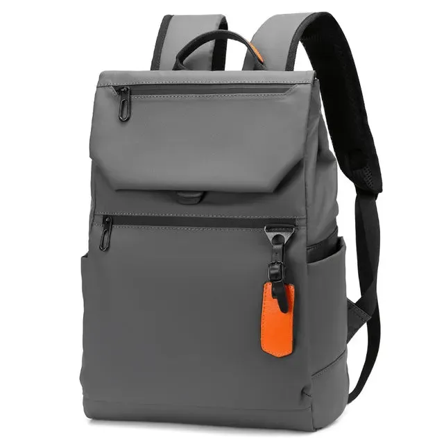 Black Waterproof Oxford Backpack