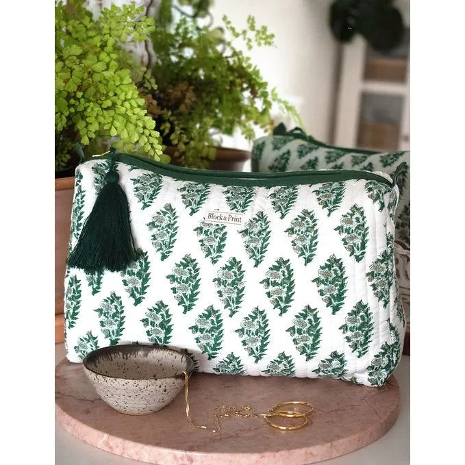 Block Print Toiletry Bag