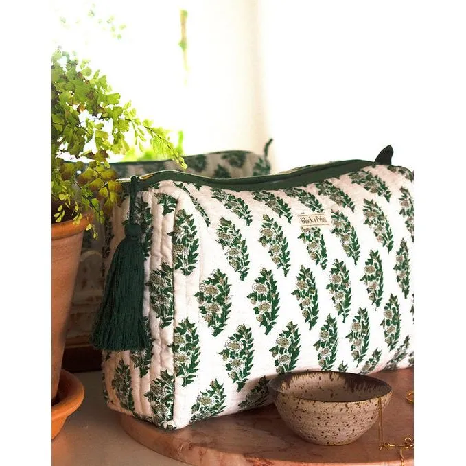 Block Print Toiletry Bag