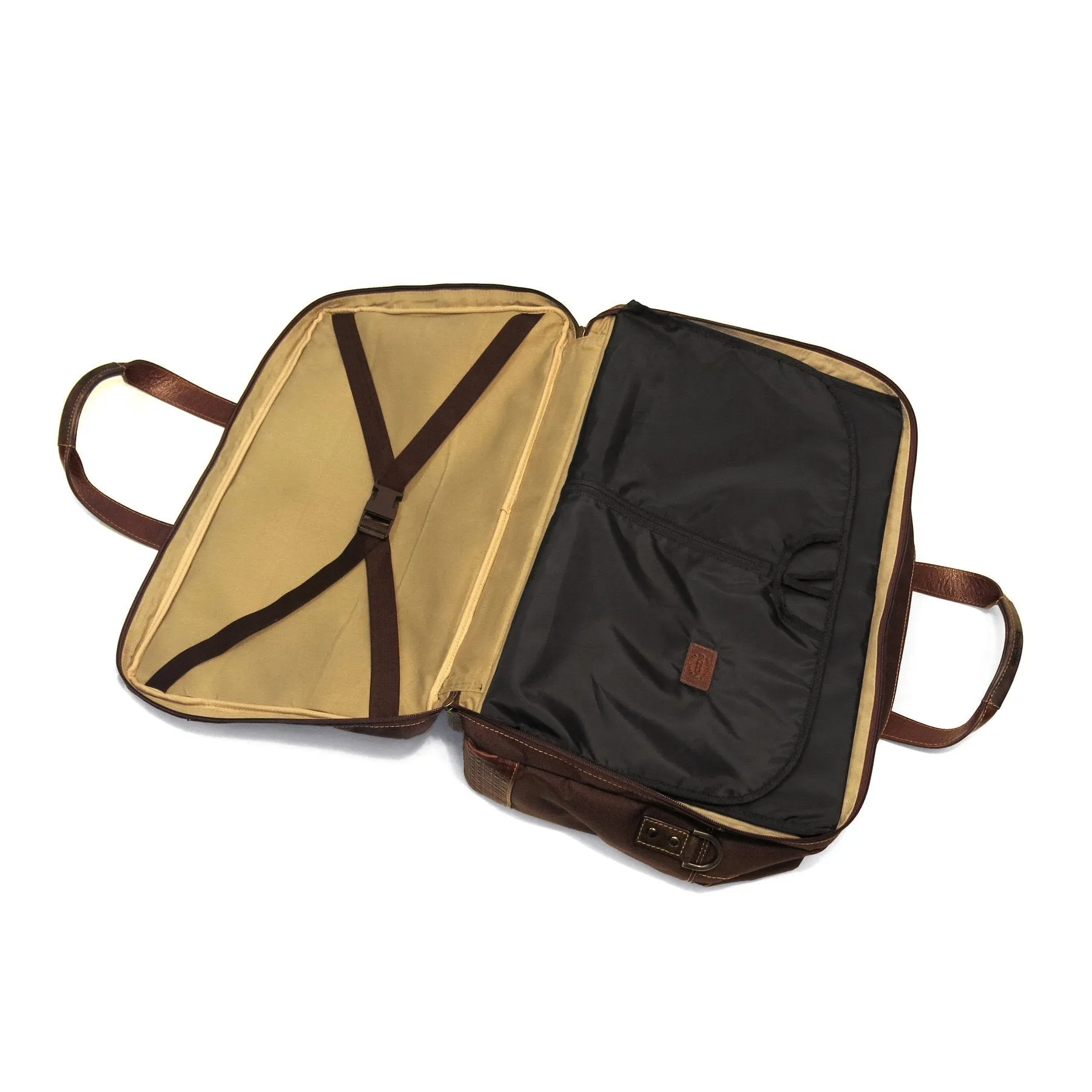 Boconi Garth Hold All Traveler Bag Brown