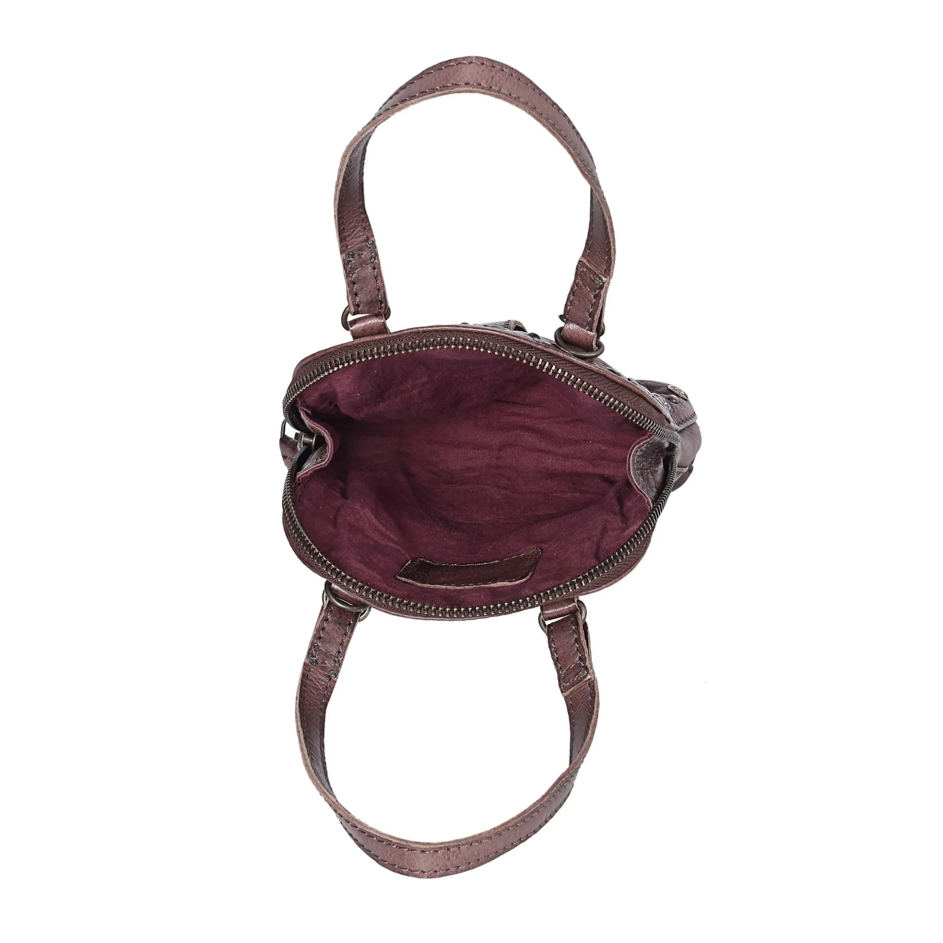 Bordeaux Distressed Phone Bag