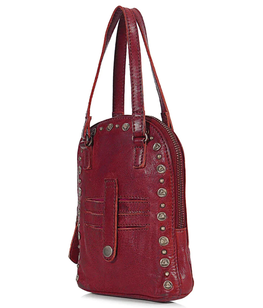 Bordeaux Distressed Phone Bag