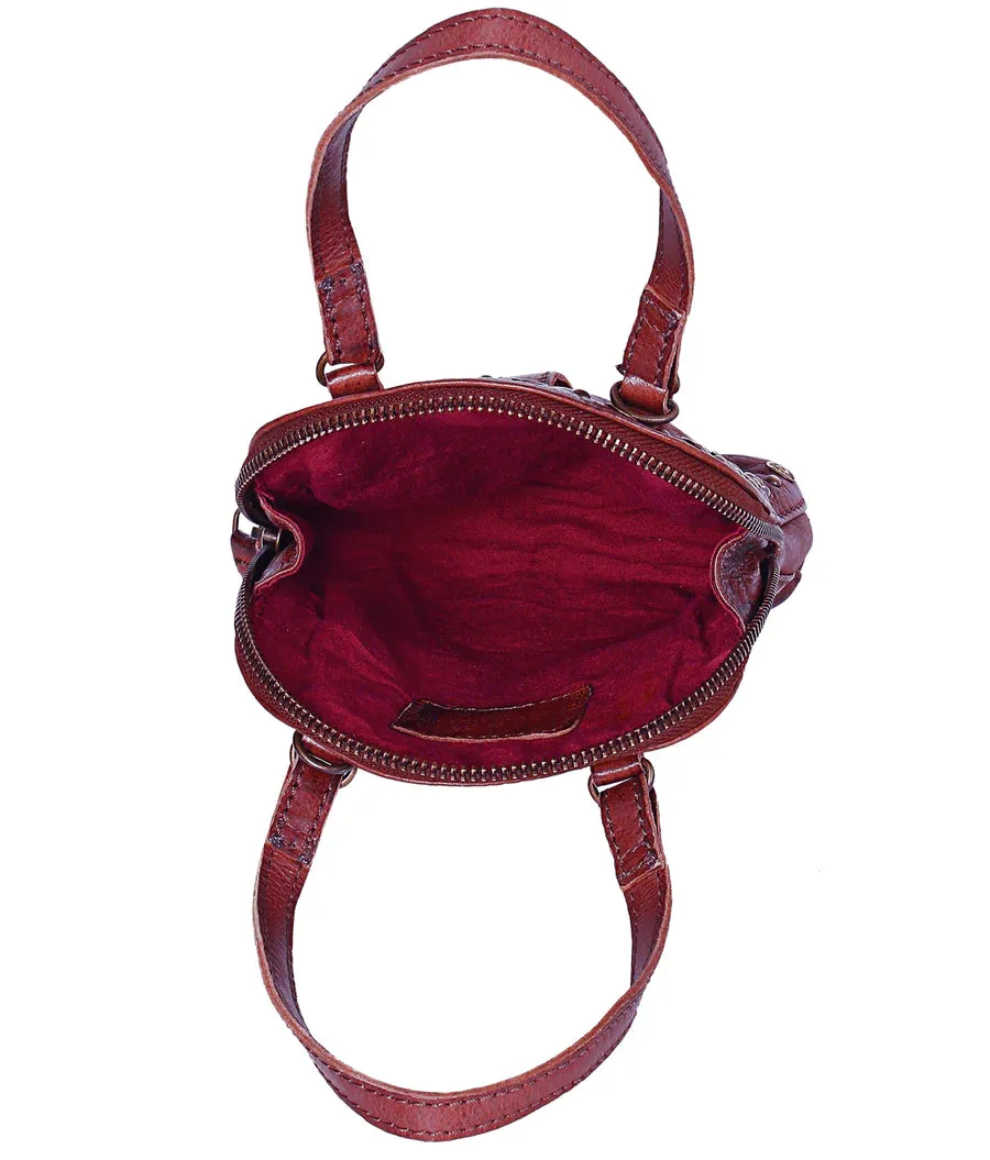 Bordeaux Distressed Phone Bag