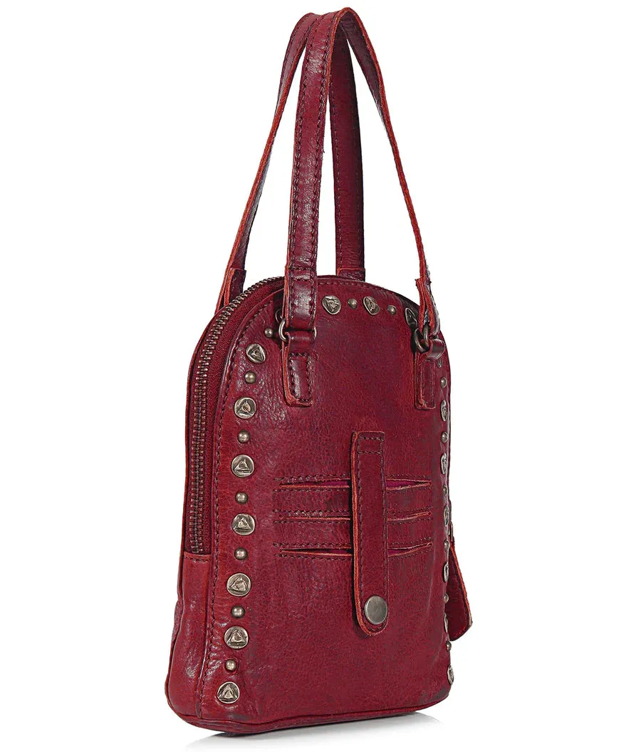 Bordeaux Distressed Phone Bag