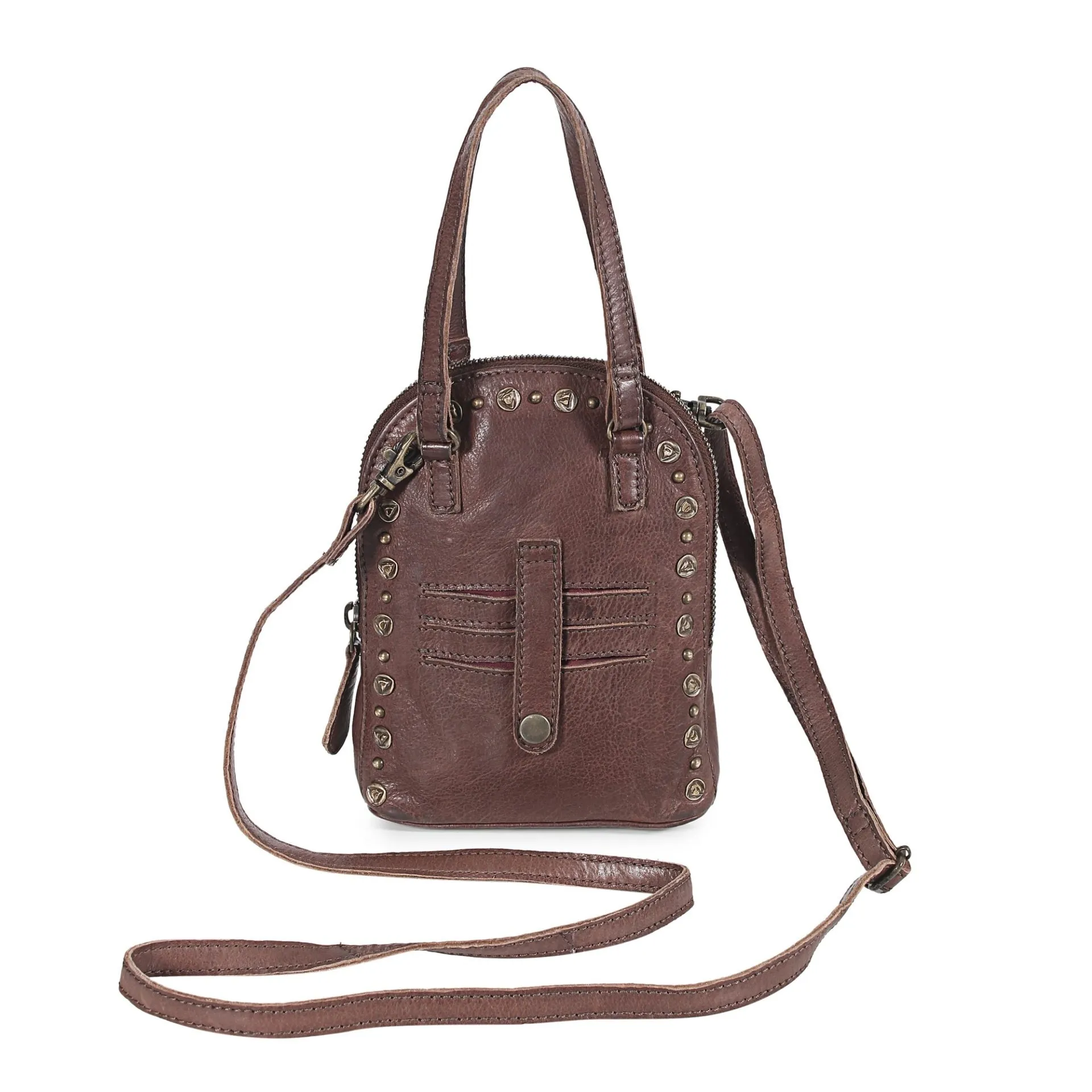 Bordeaux Distressed Phone Bag