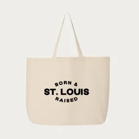 Born & Raised St. Louis Jumbo Tote