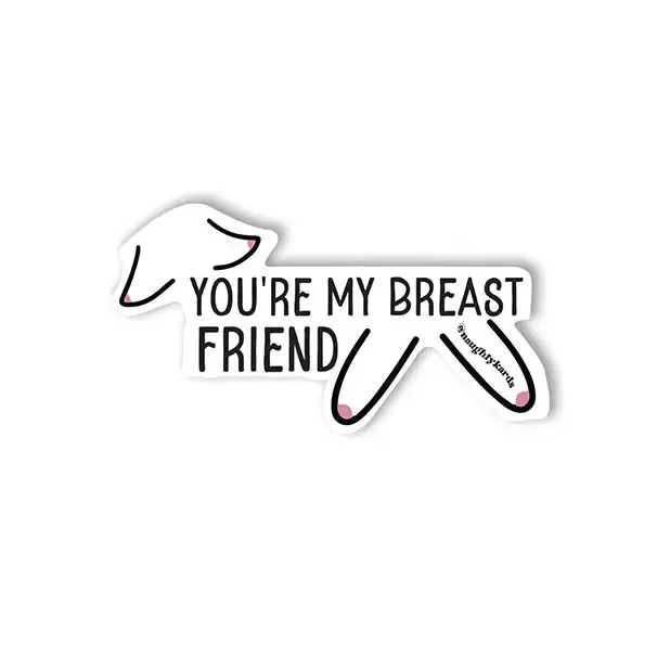 Breast Friend Sticker - Pack Of 3