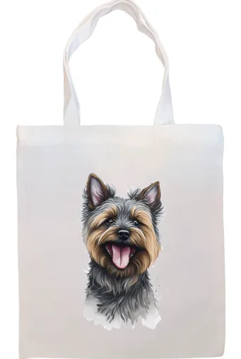 Breed Specific Dog Image Zippered Tote Bag