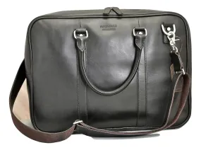 Briefcase | Black calf