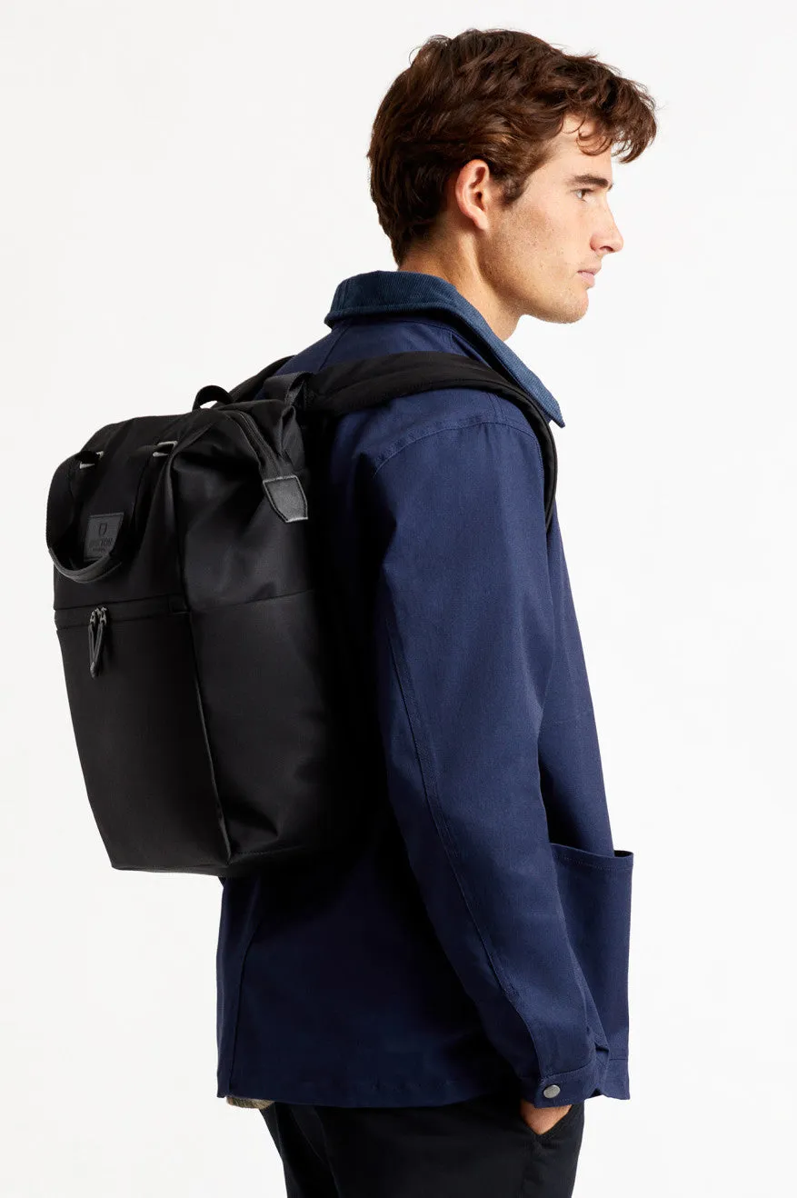 Brixton x Vessel Tote Backpack - Black