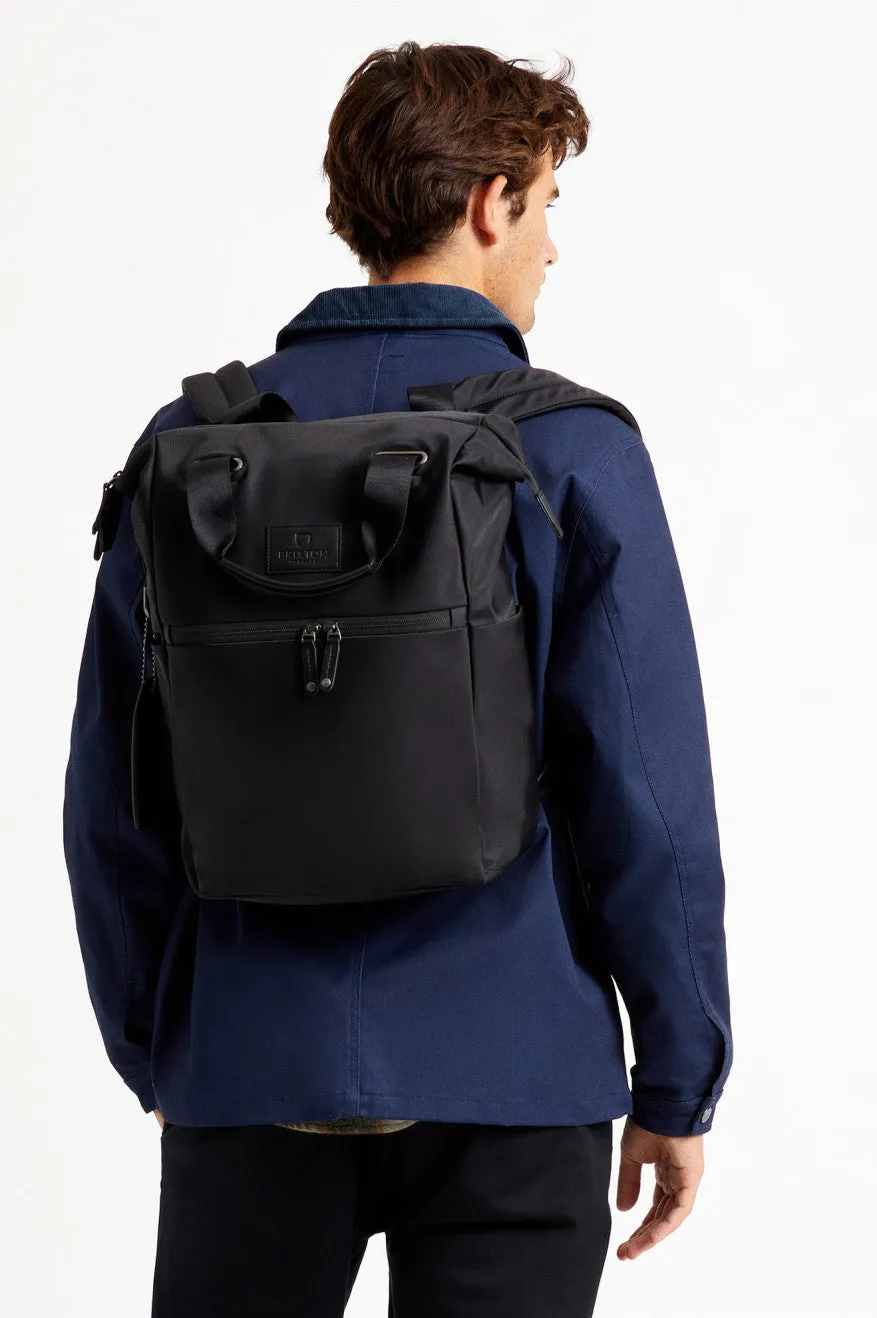 Brixton x Vessel Tote Backpack - Black