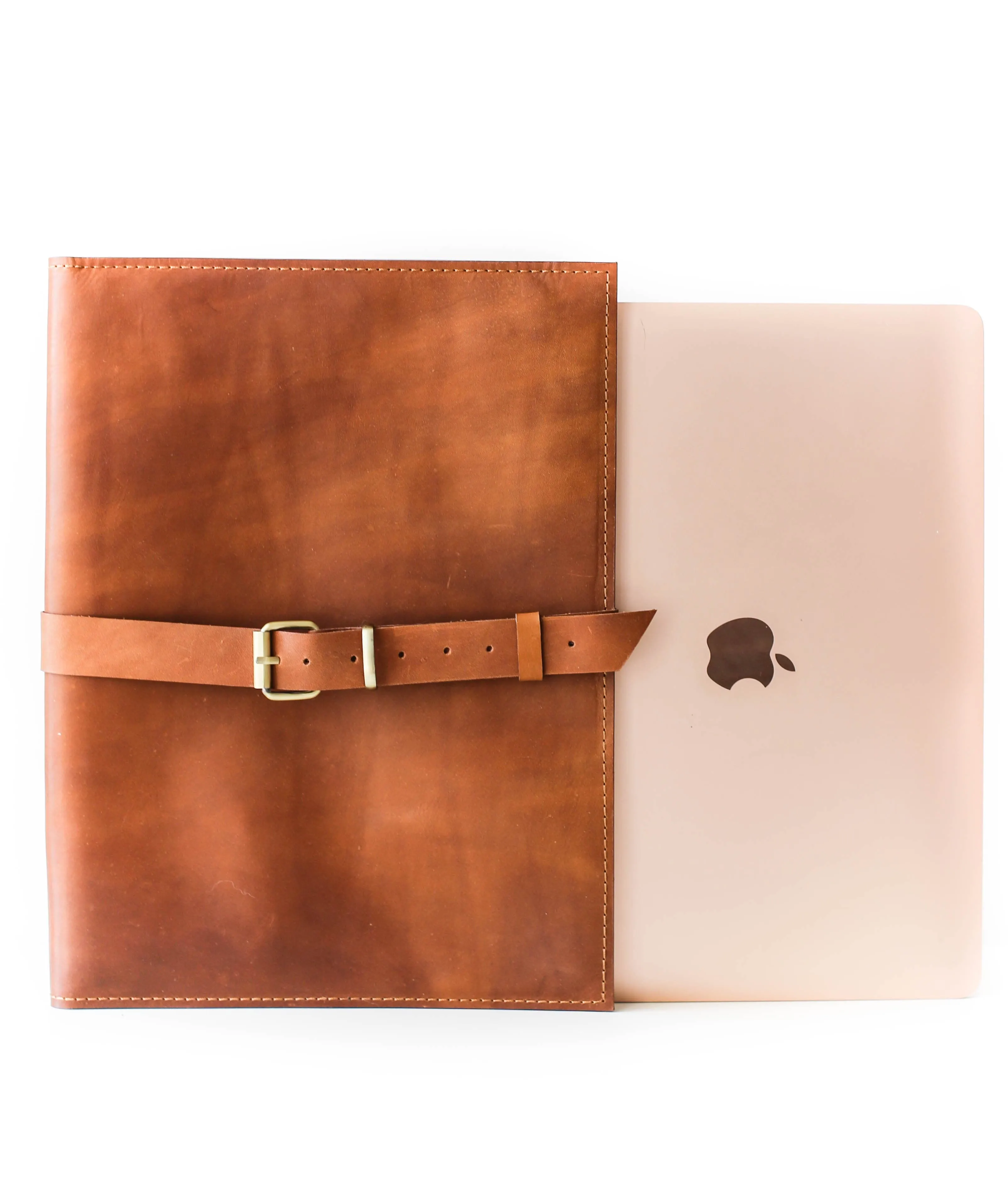 Brown Leather Macbook 12"-13" Case