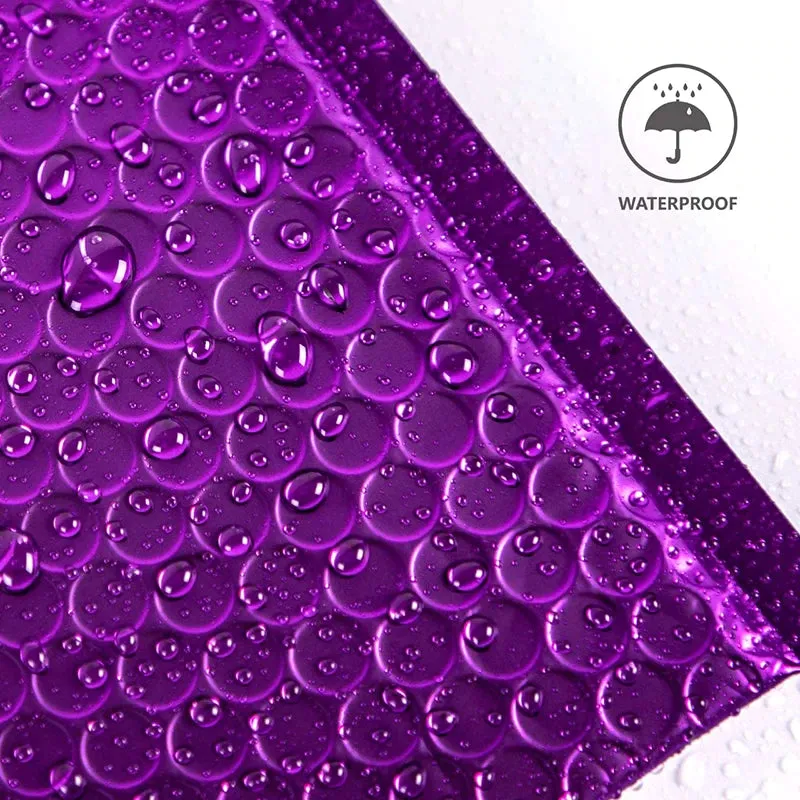 Bubble Pouch Mailer Bag Self-Seal Padded Envelope  Purple