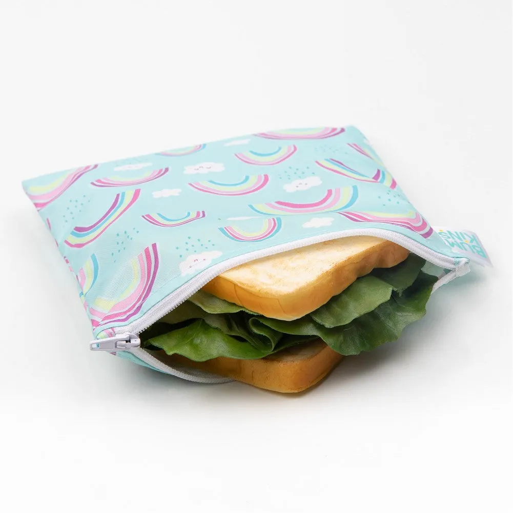 Bumkins Large Reusable Snack Bag - Rainbows