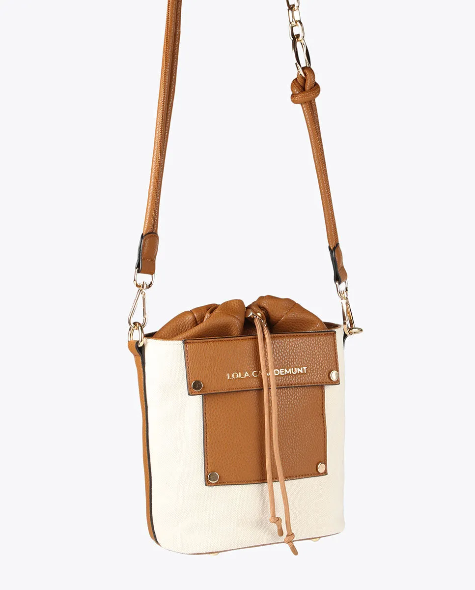 Canvas crossbody bag